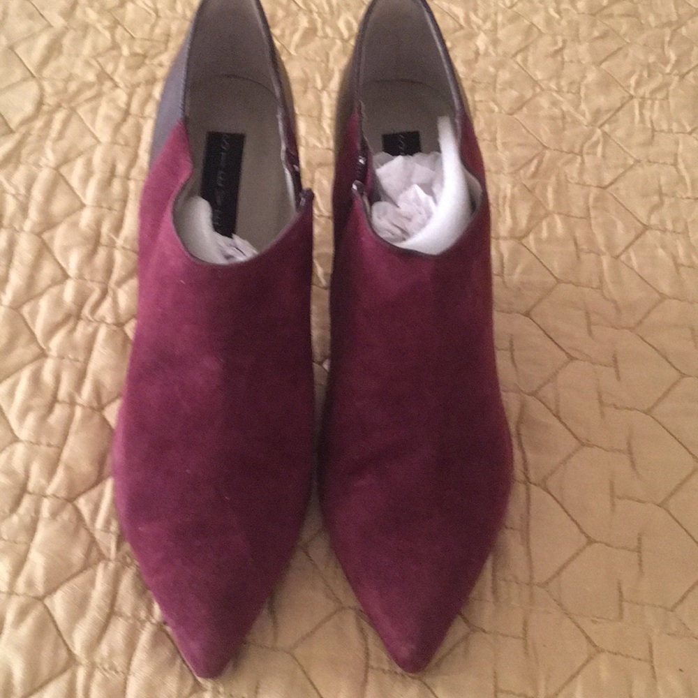 Leather/suede boots,size 7 1/2 - Picture 2 of 7